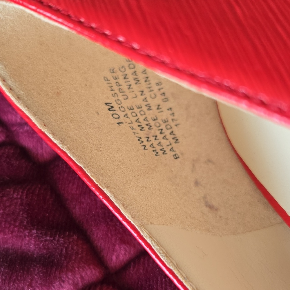 Nine West Red Women's Heels - Picture 5 of 5